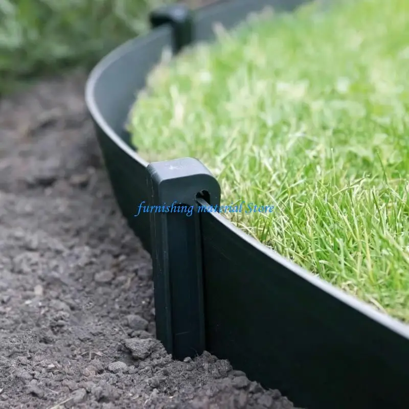 Y5GD Garden Edging Roll for Yard Landscaping and Lawn Cleanup, Plastic Roll for Plant Zone Definition and Home Use