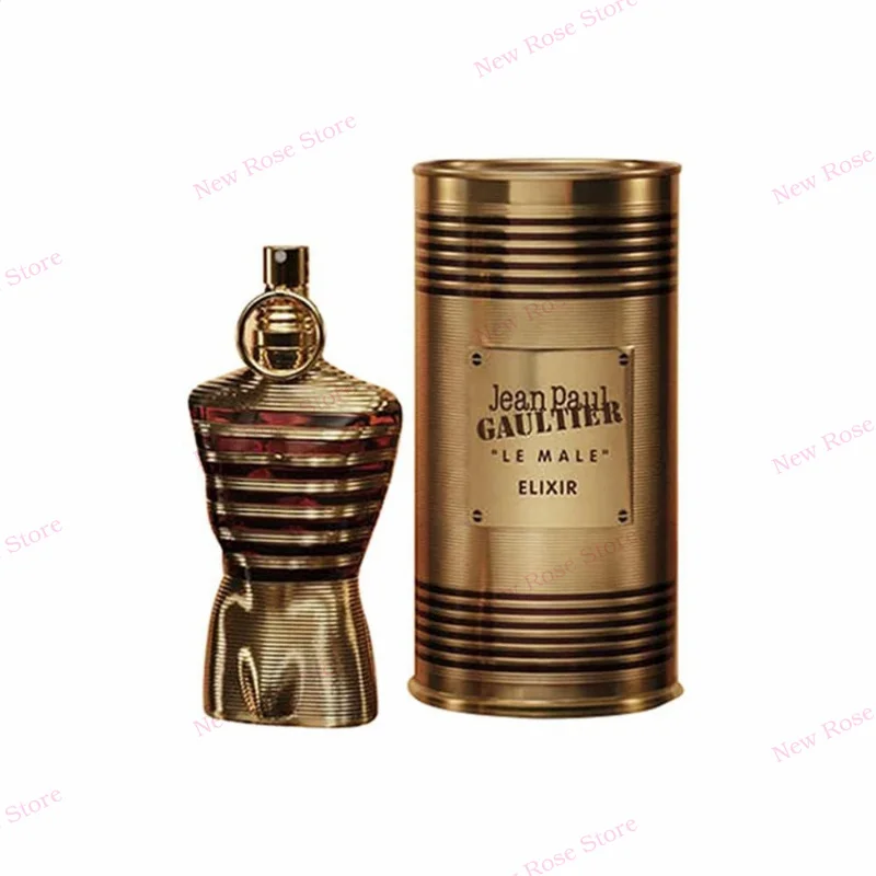Jean Paul Gaultier 125ML Men's Perfume Charm Cologne Le Male Elixir Men's Fragrance 4.2 Oz Parfum Spray Eau De Parfum