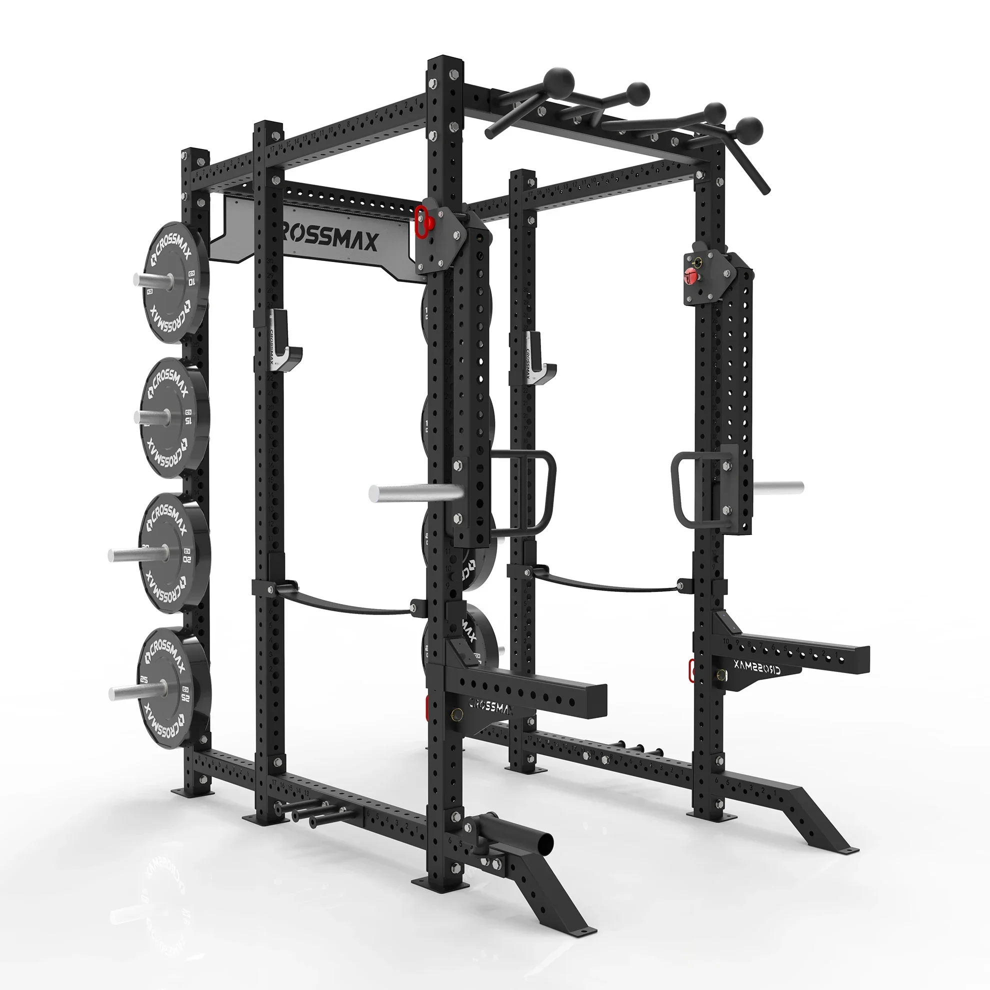 

Power rack gym equipment gym rack 3*3 power rack with cable crossover