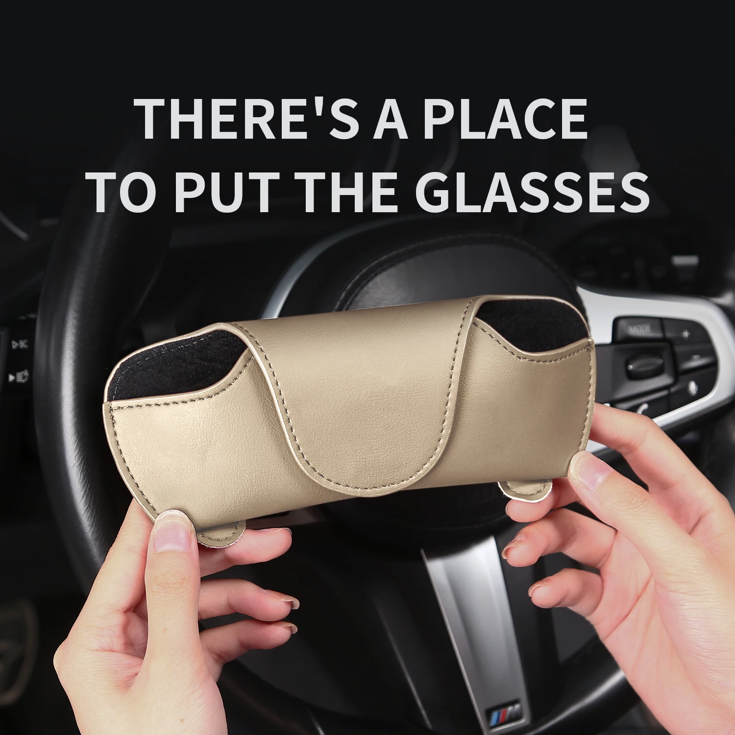 لتويوتا كورولا ليفين فرونت لاندر كورولا كروس فيوس يارس صندوق نظارات السيارة المحمولة حامل نظارات السيارة اكسسوارات السيارات #2