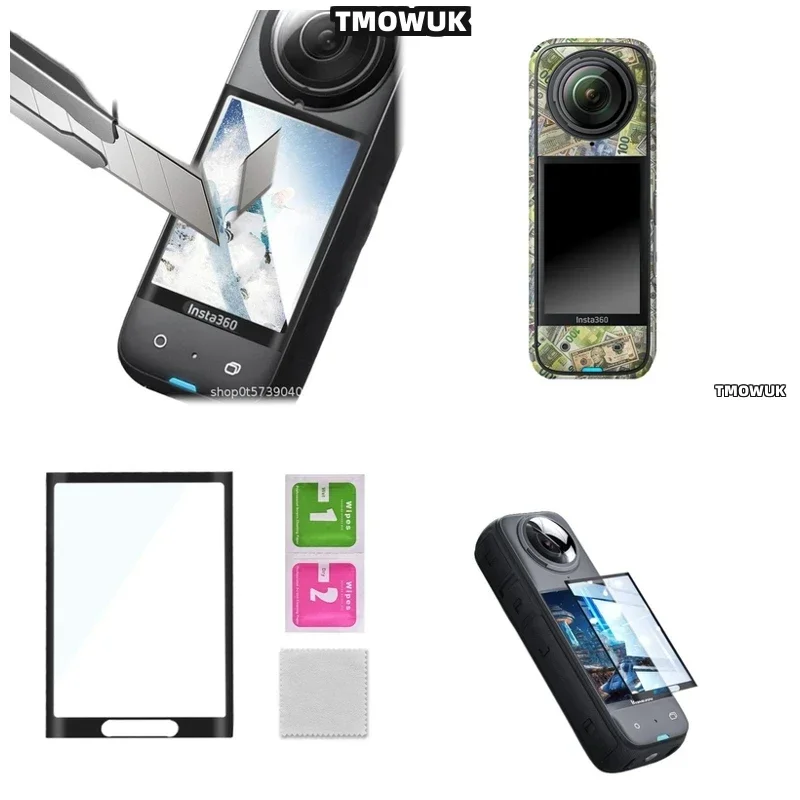 

For Insta360 X3 X4 X5 GPS - Full Cover Soft Flexible 3D Curved Anti - Scratch PMMA Film