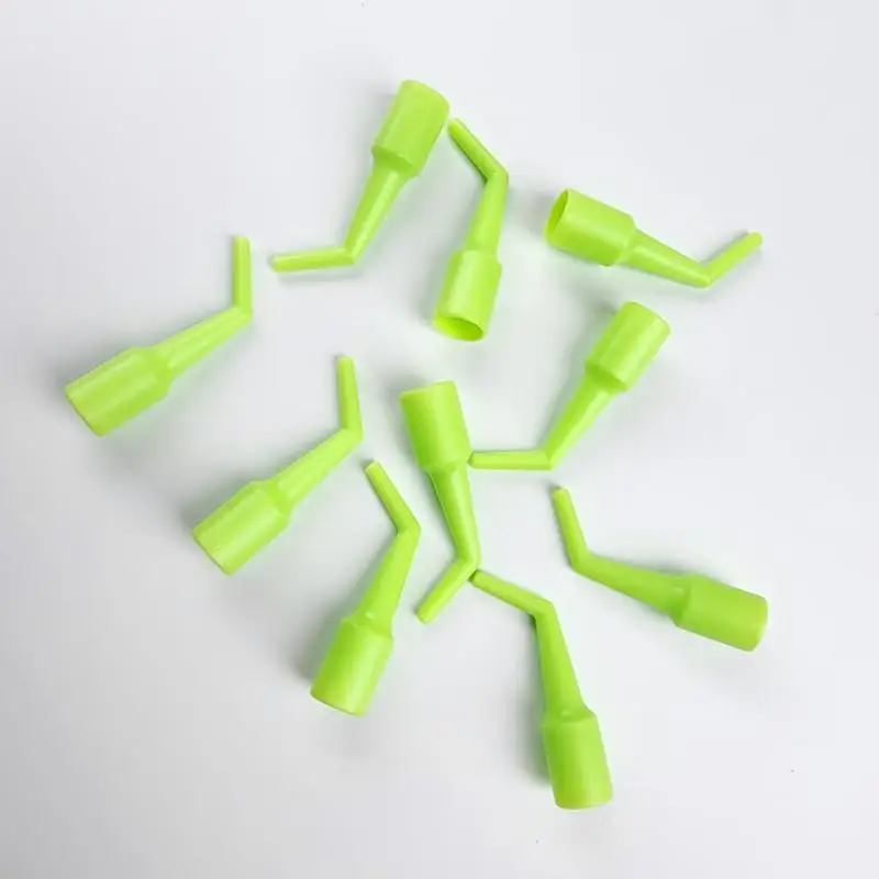 10Pcs Dentistry Disposable Suction Tip Conversion Head Bend Pipe High Temperature Resistance Disinfect Oral Cavity Surgery Straw