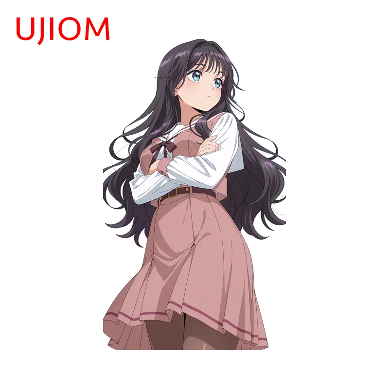 UJIOM Popular Waguri Kaoruko Wall Stickers Adorable Anime Waifu Item Room Poster Decal High Quality Decoration Chambre