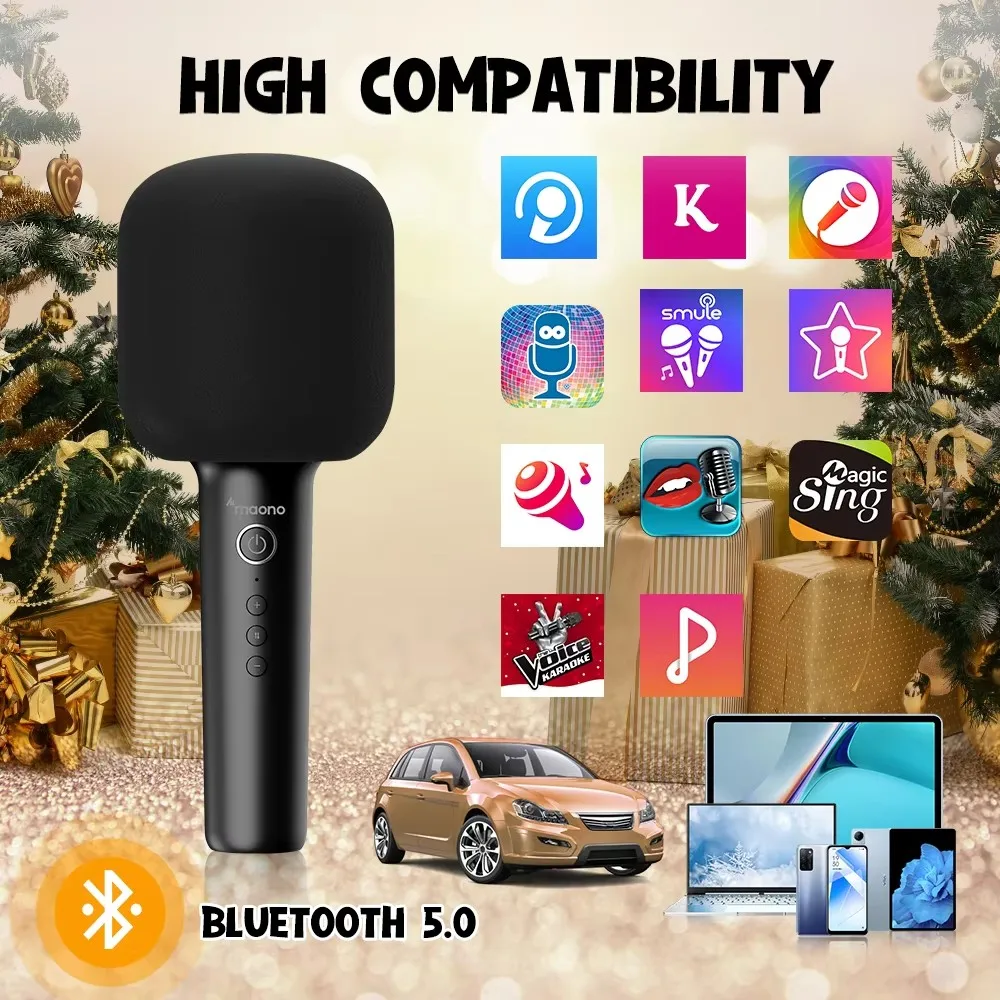 

MKP100 microphone sound all-in-one home singing K entertainment children wireless bluetooth microphone