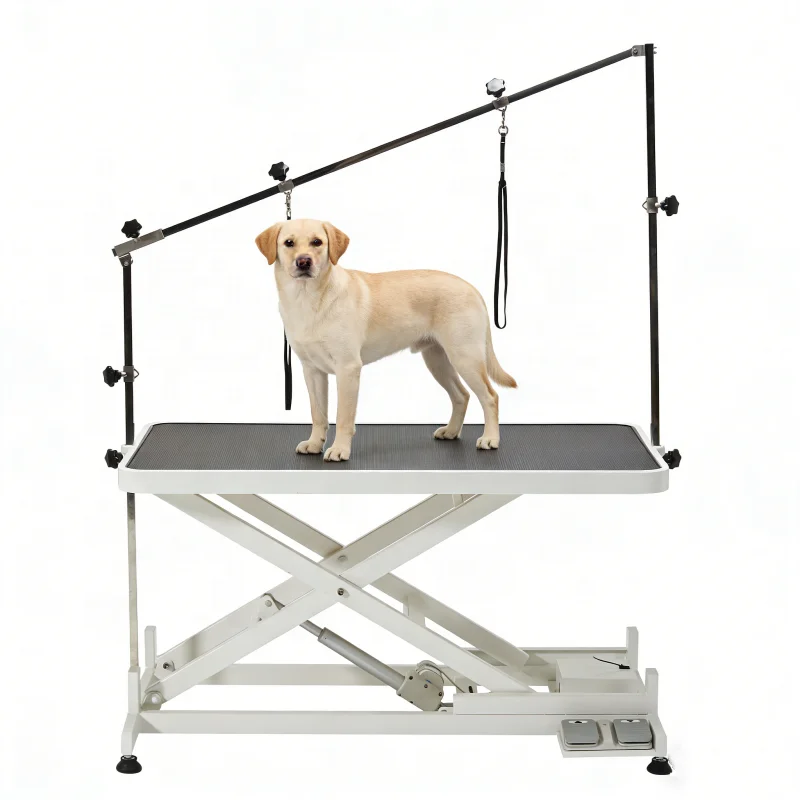 Pet Grooming Table with Electric Height Adjustment Dog Grooming Station for Pet Grooming Salon