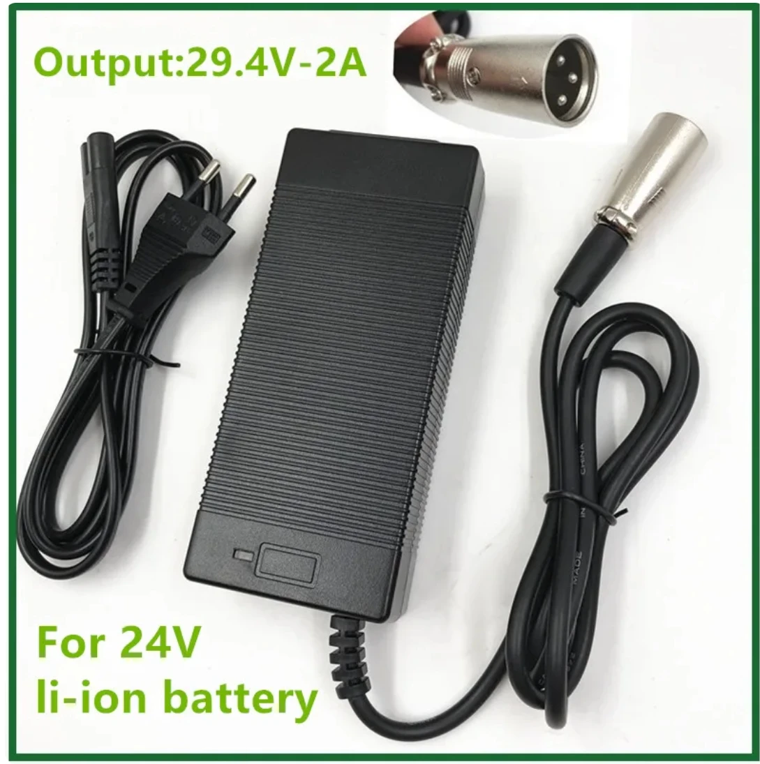 Caricabatterie 25.2V 3A Per Pacchi 6S Li-ion – Spina 2.1mm DC, Ingresso Universale 110-220V