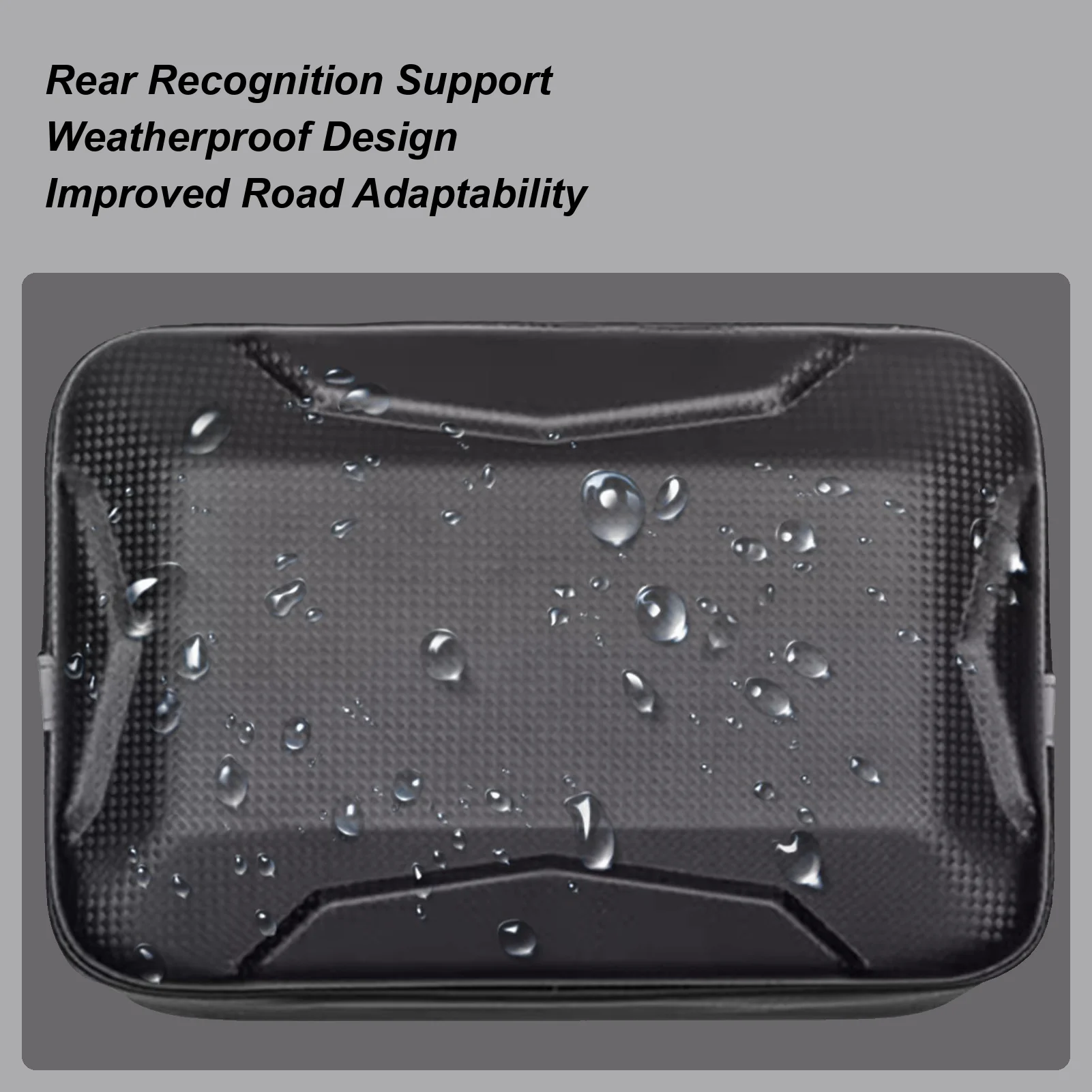 

E-Bike Backrest Bag Pannier Trunk Carrier With Reflector Safety Reflective Electric Vehicle Luggage Carrier For Outside