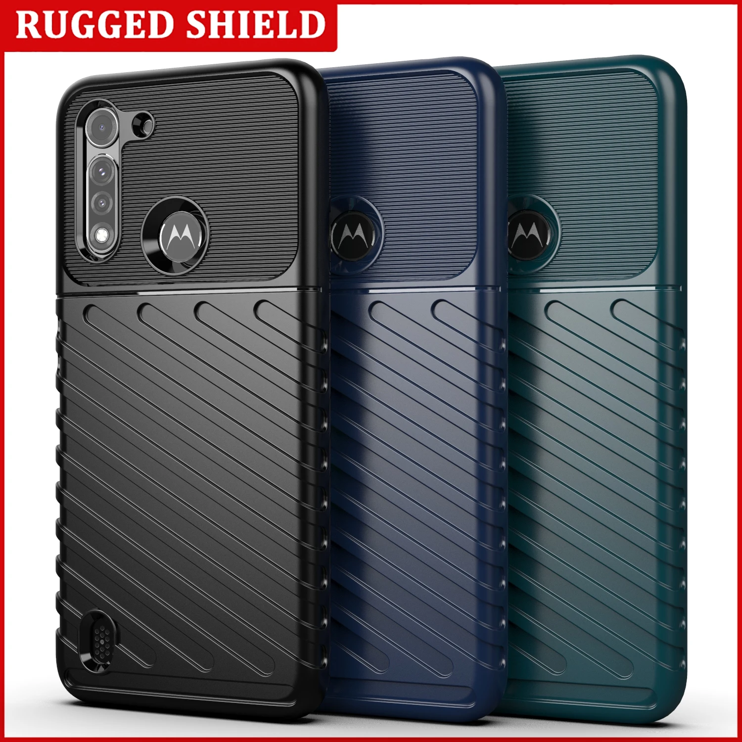 Luxury Case Cover Shockproof Silicone Phone Case For Moto G8 Power Lite