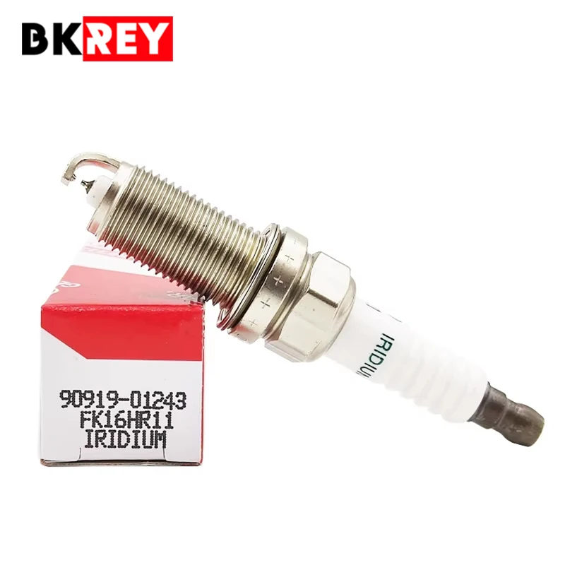 4pcs 90919-01243 FK16HR11 Daul Iridium Spark Plugs For Toyota Allion Cruiser 1.5L Auris Urban 267700-7140 VFKH16 Plug