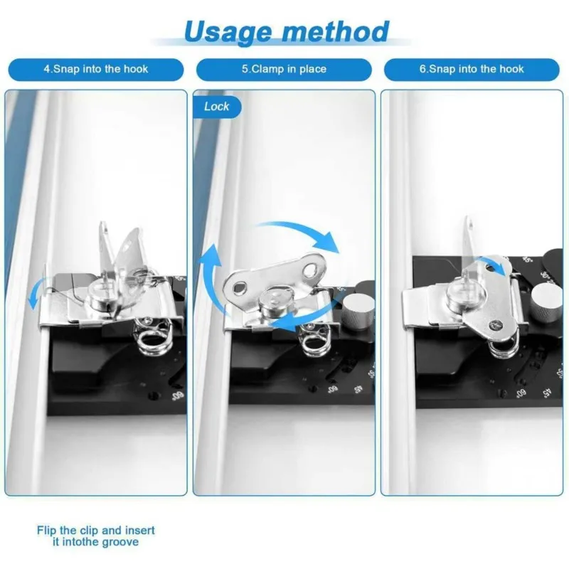 AAAF For Woodworking Track Saw Square Adjustable Angle- Fits For Festool And Models