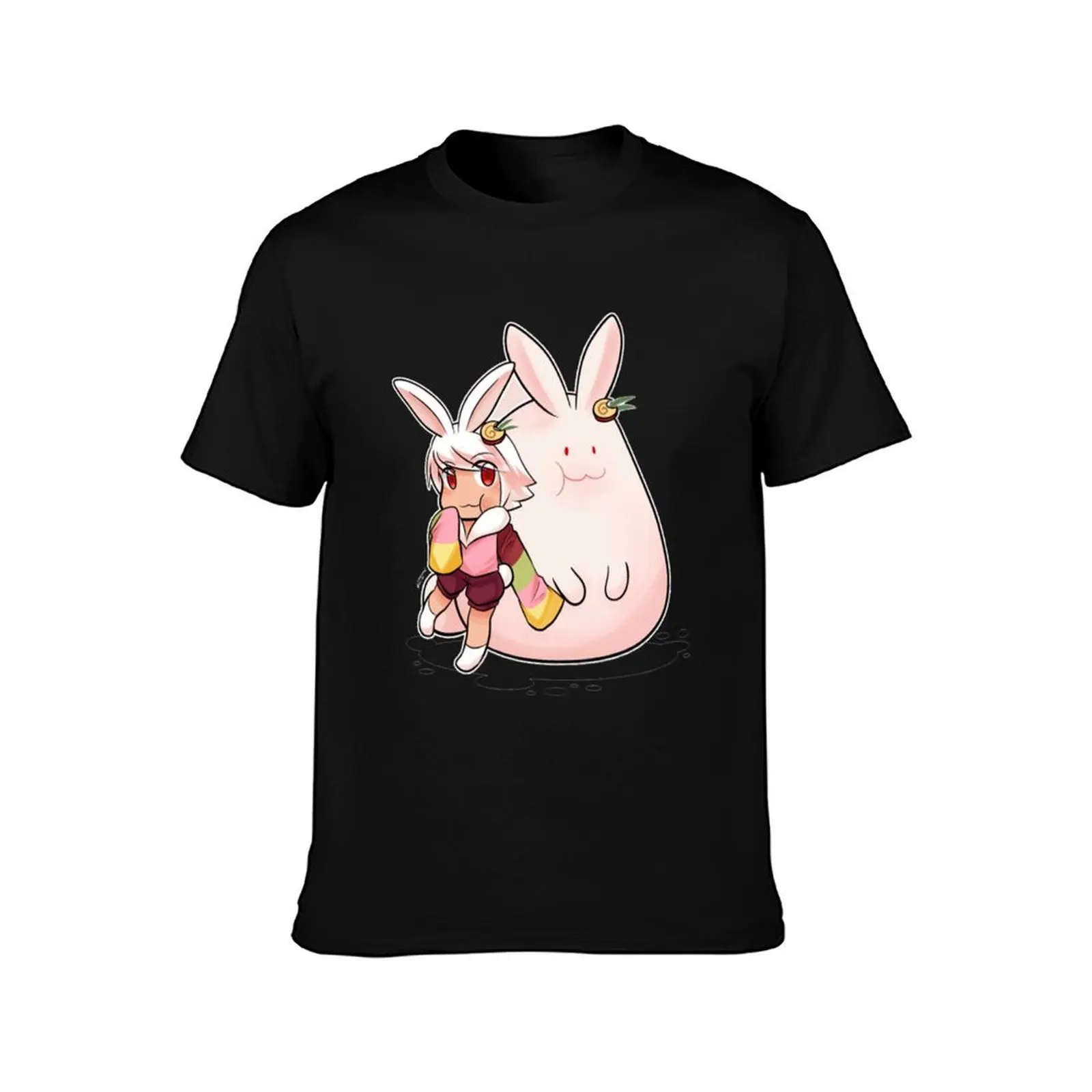 moon rabbit cookie run kingdom almond For strawberry cake Kawaii T-Shirt man t shirts high quality luxury brand T-Shirt