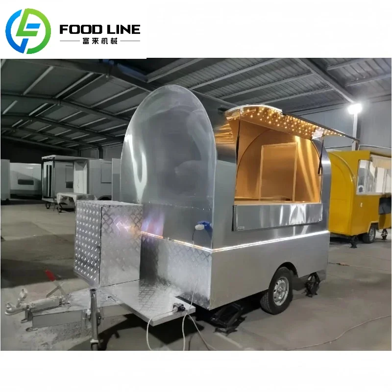 High Quality Food Trailer Composite Concession Stand Food Cart Mobile Kitchens for Sale Mobile Food Trailer Truck