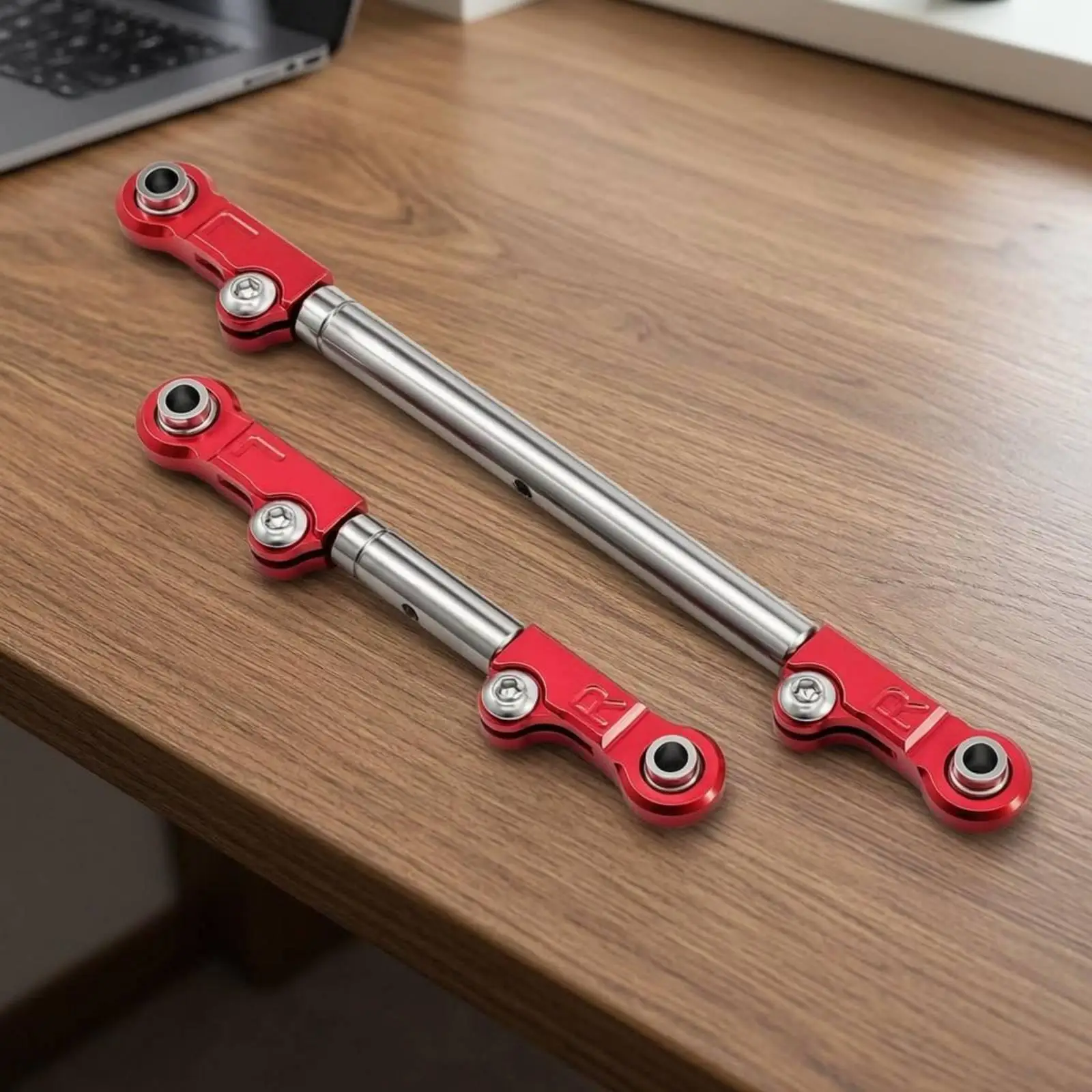 Metal Steering Linkage Set for 1/12 RC Car Upgrade Parts H12Y H12P Front Axle Tie Rods