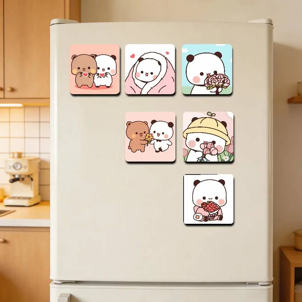 Cute Bubu Dudu Love Cute Cartoon Anime Refrigerator Magnets Soft Magnetic Heat Transfer Refrigerator Magnets Gift