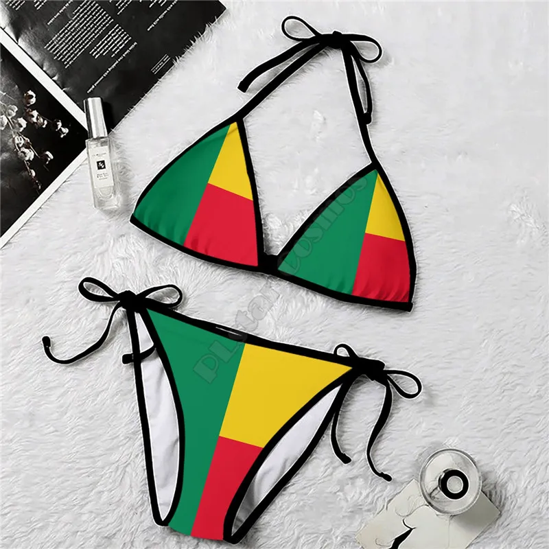 PLstar Cosmos Bikini Angola 2 Piece Bikini 3D All Over Printed Summer Women Bikini Women's Swimwear Sexy Swimsuit Bikini Sets
