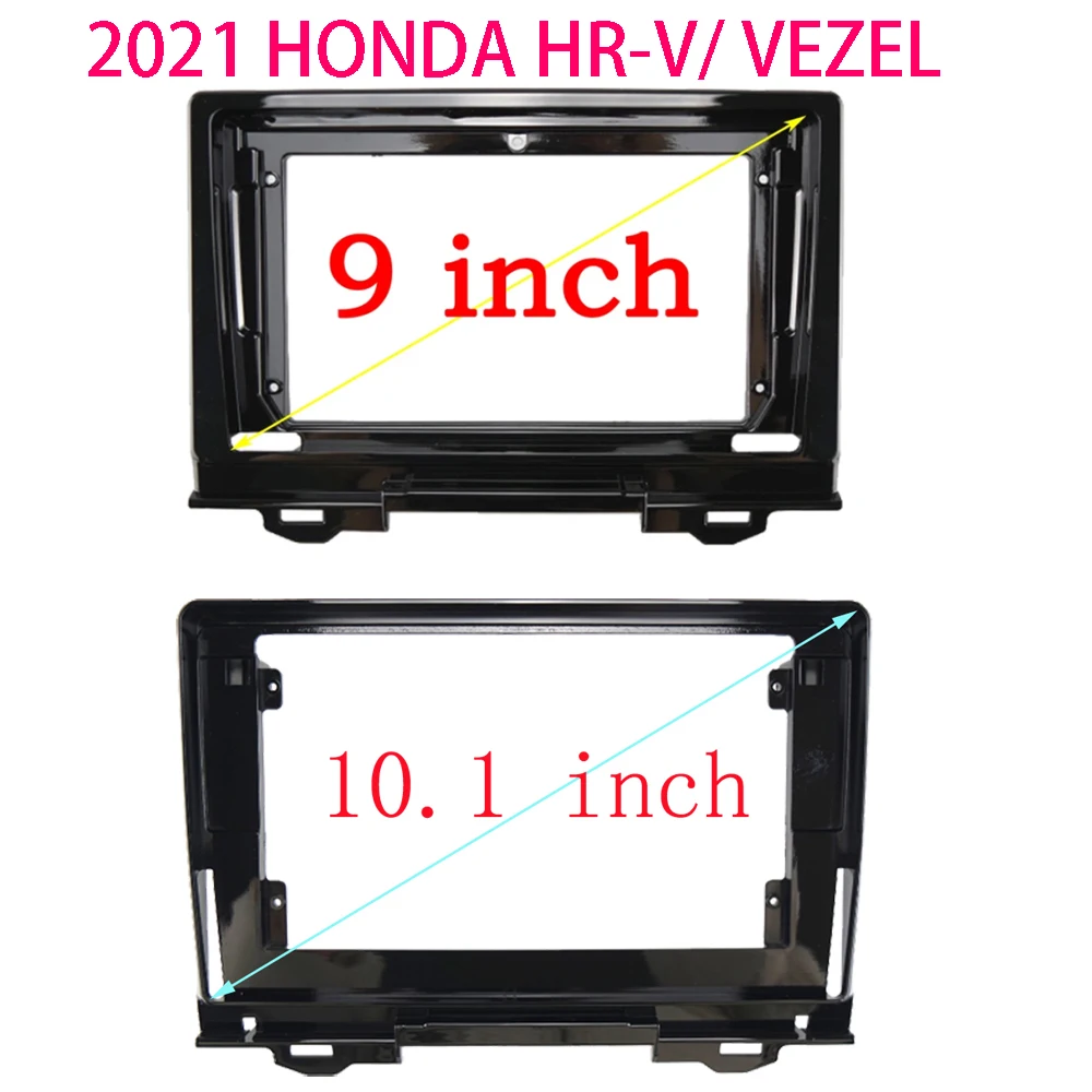 

9INCH 10.1INCH Car Frame Fascia Adapter Android Radio Dash Fitting Panel Kit For Honda Vezel H-RV 2021