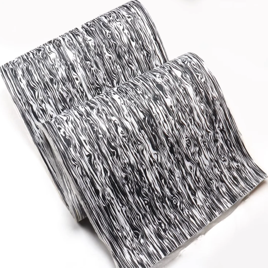 

Size：2.5x0.58meter Thick:0.5mm Black Colorful Grain Tech Wood Veneer DIY Handmade Home Furniture Wooden Decoration