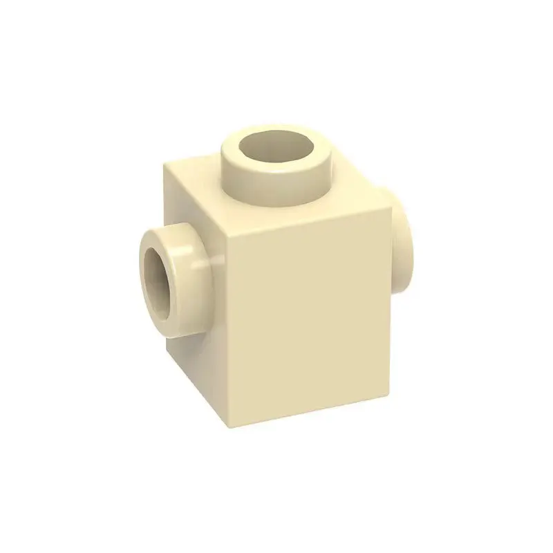 50 Stück 47905 Modifizierter 1x1 Baustein-Bausatz mit Noppen an der Seite, Partikel-Puzzle, Ideen-Spielzeug, Kindergeburtstagsgeschenk, Weihnachtsgeschenk – Detail 4