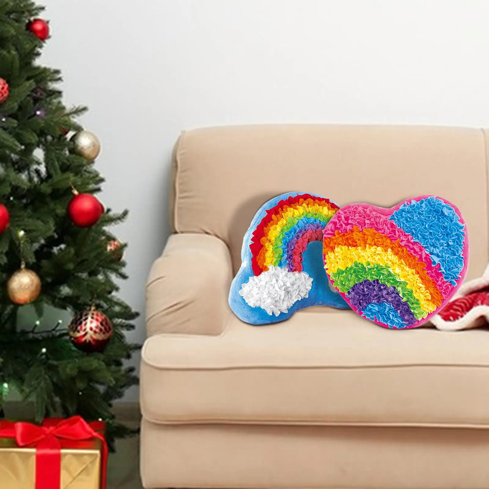 Fabric by Number Pillow Kit for Kids Kids Project Kits Fabric Poke Art Kits