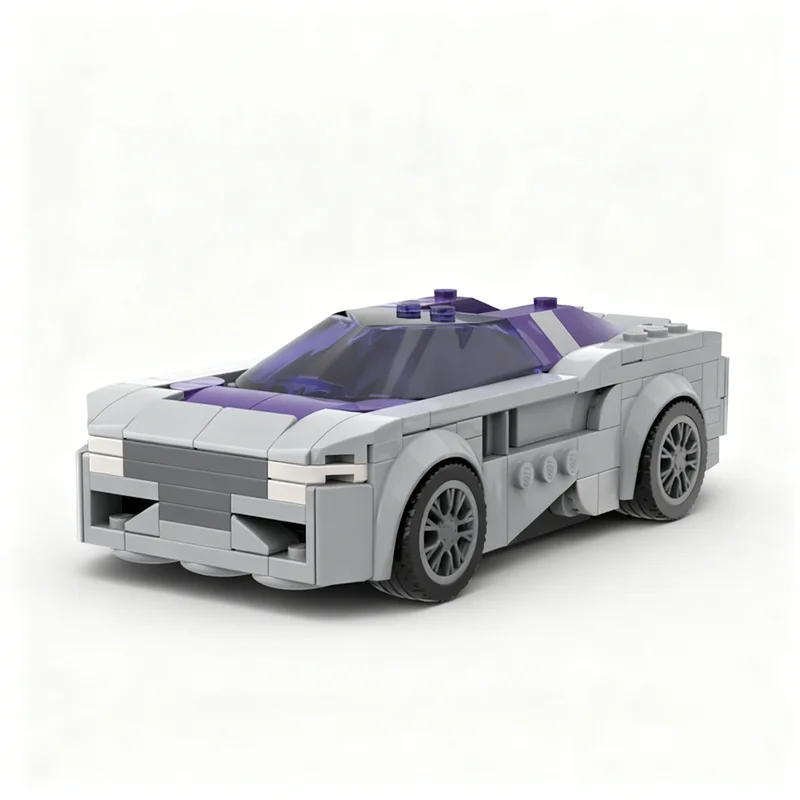 293 個 MOC シティチャンピオンズホットウィールアクセラレーターニトリウムモデルビルディングブロックアーキテクチャクリスマスギフト子供のおもちゃレンガ