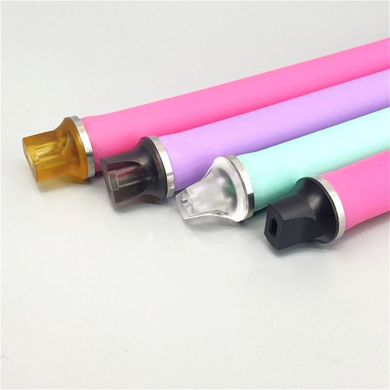 1PC 510/810 Drip Tip de Boca Plana em Aço Inoxidável e Acrílico, Conector de Reposição Destacável