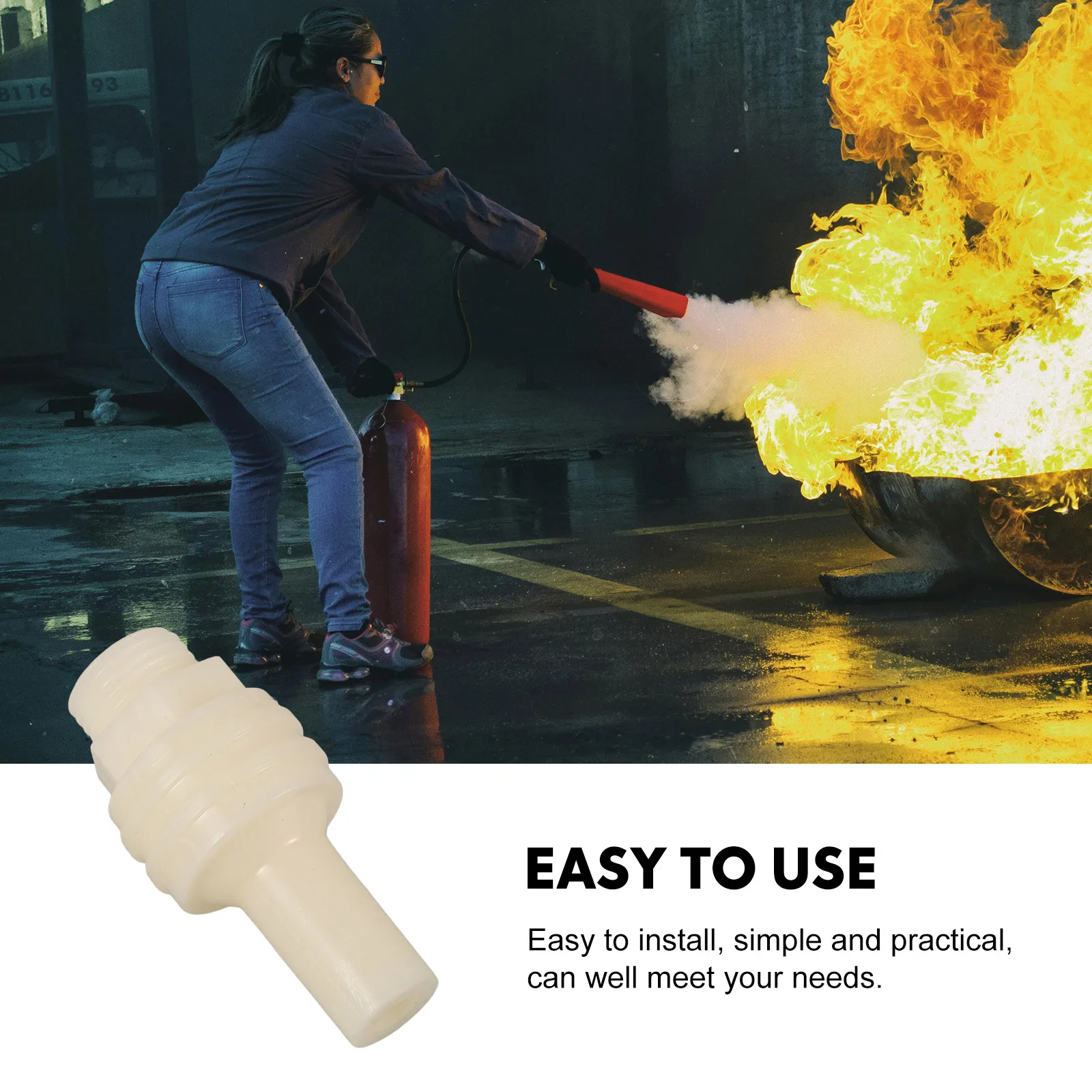 

6pcs Water-based Nozzle for 500ml-1l Extinguishers Home Office Wide Mouth Metal Replacement Accessories Gardening Sprayer