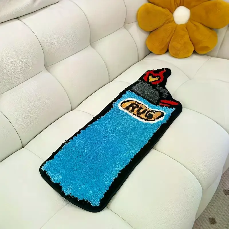 1 Pc Creative Lighter Shape Lo - огляд і ціна Jet Home Bathroom Mats