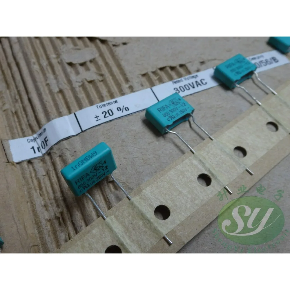 

10PCS RIFA PHE850 0.001uf/300vAC 1.0nf 1000pf 1n0 102 Brand New 7.5mm Film Capacitor