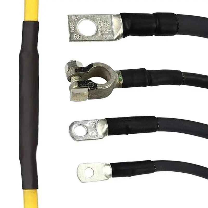 127PCS Black Flame Retardant Heat Shrinkage Tube Bagged Household DIY Electrician Wiring Data Line Repairing Heat Shrinkage Tube