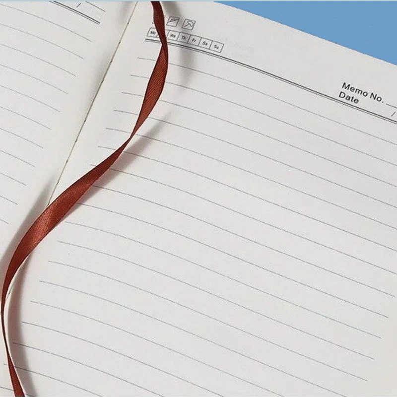 Capa impermeável Notebook, couro macio Notepad, 200 páginas, A6