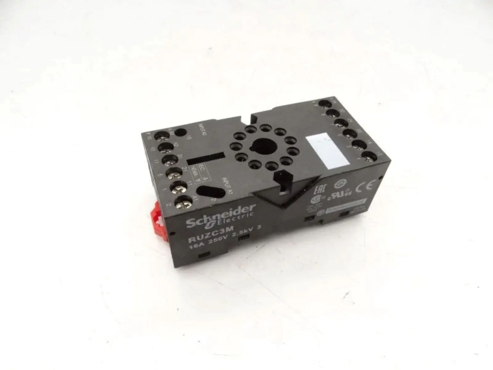 RUZC3M separate contact - 12 A - 250 V - connector - for relay RUMC3..