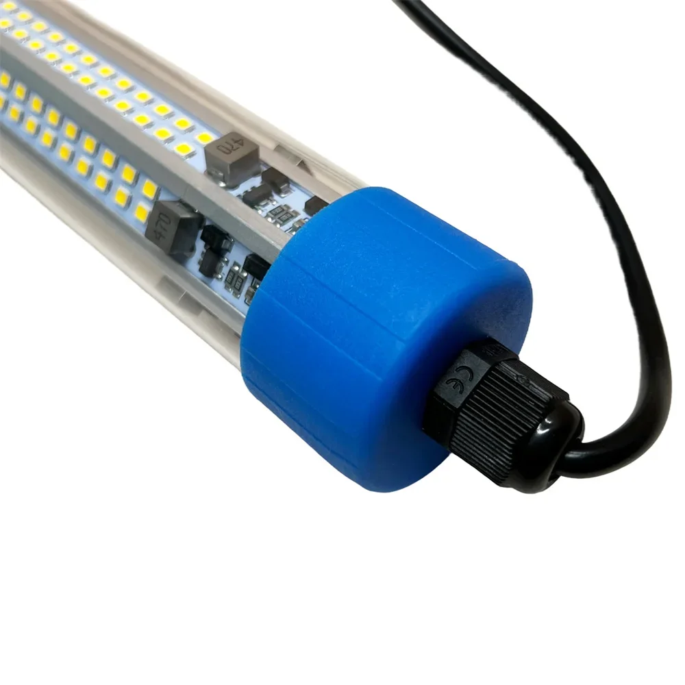 Angelwerkzeug 50W IP68 LED mit 5M Schnur Köder für Trolling Fisch Köder Grün 24V Unterwasser Portable Finder Tiefer Float Tube