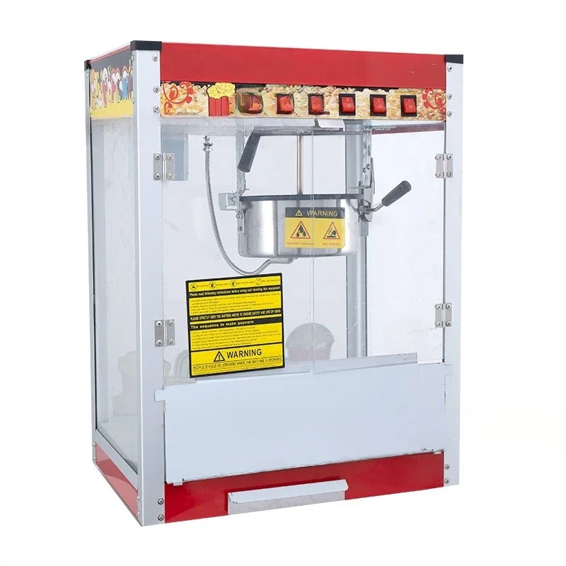 Commercial popcorn machine Swing stall Electric popping machine Spherical popcorn flower machine