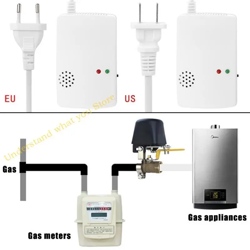 J60A Deteksi Alarm Kebocoran Gas