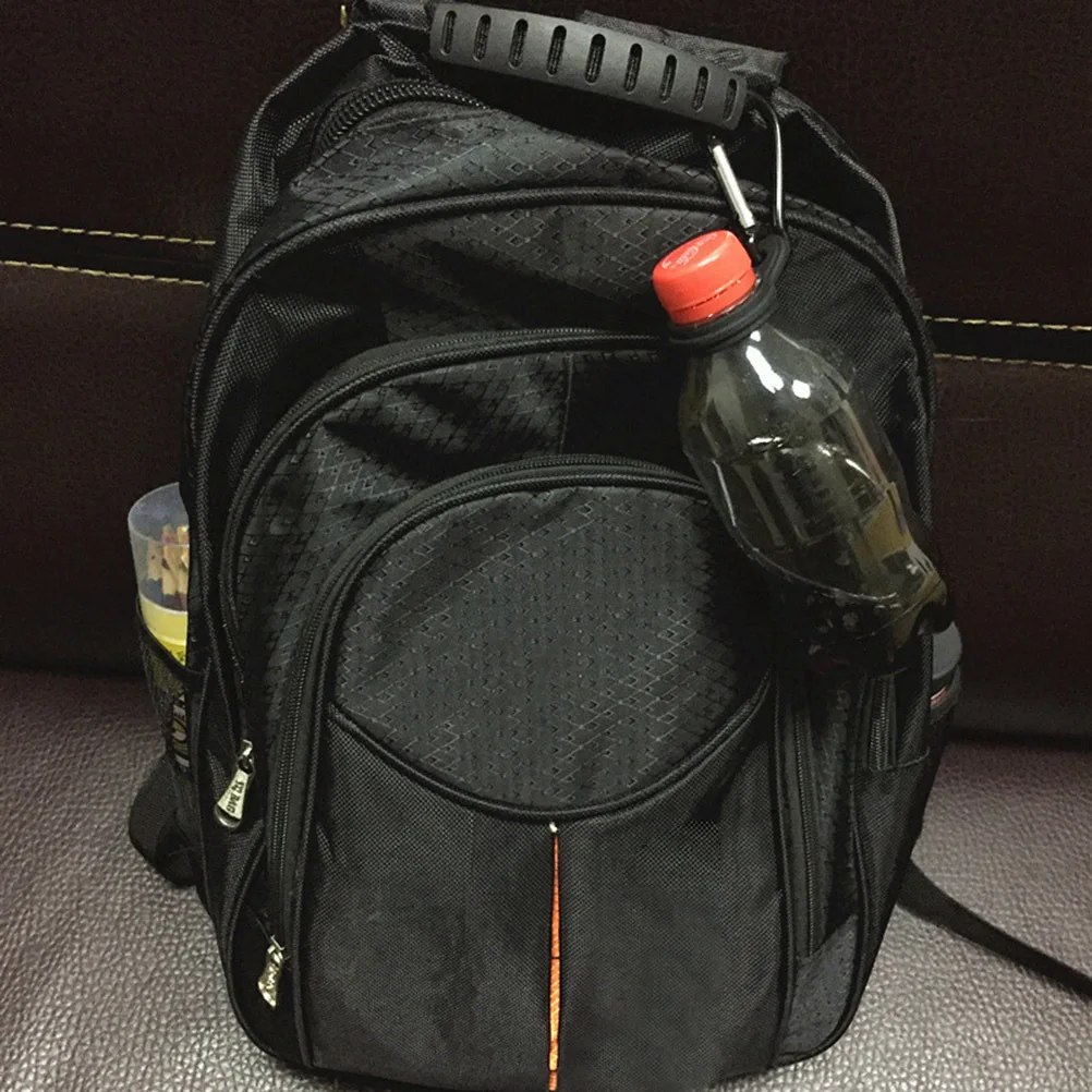 5 قطعة خطاف زجاجة المياه مشبك حامل كليب سيليكون معلق مشبك المحمولة كليب للتخييم التنزه السفر الاستخدام في الهواء الطلق