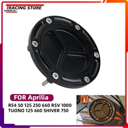 Fuel Tank Cap Cover Keyless For Aprilia RS50 RS125 RS250 RS660 Factory Tuono 125 600 /Factory Shiver 750 GT RSV 1000 Mille Tuono
