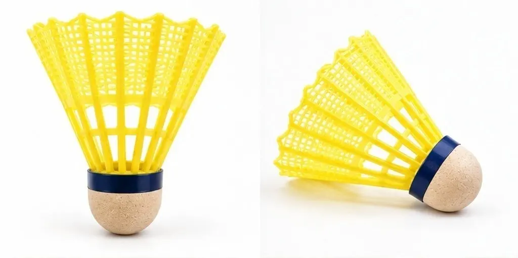 20Pcs Plastic Shuttlecocks Badminton Birdie for Training Fitness Exercise Beginners Family Play Rainbow Colors Outdoor Sports