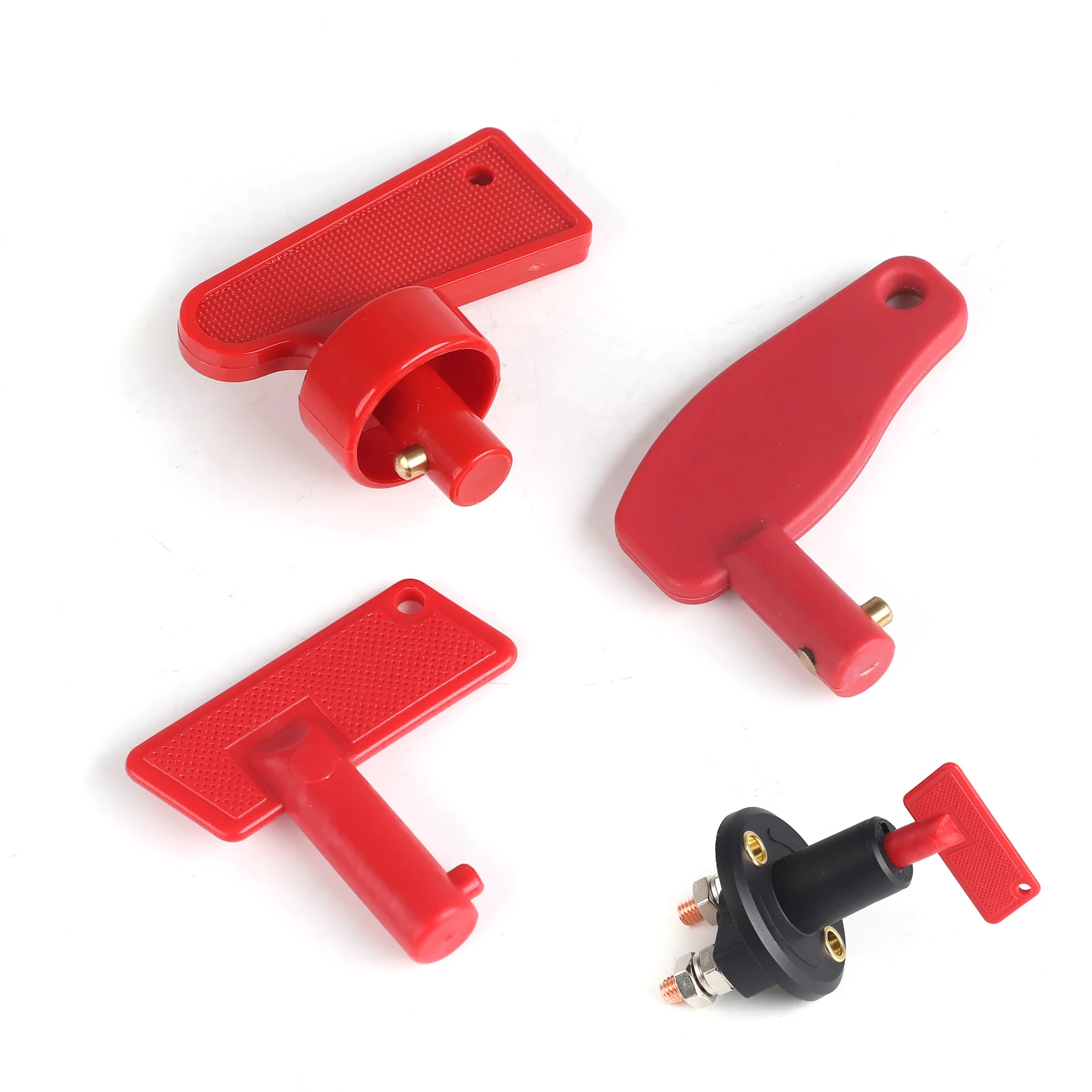Kill Cut-off Switch Insulated Rotary Switch Key Battery Power Disconnect Isolator Main Switch Key For Truck Car Marine Boat RV