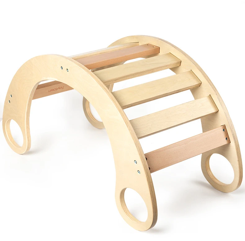 Wooden Baby Chair Toddler Seat Kids Play Gym Activity Toys Climb Stair Education Rocking Chair Baby Furniture Room Decoration