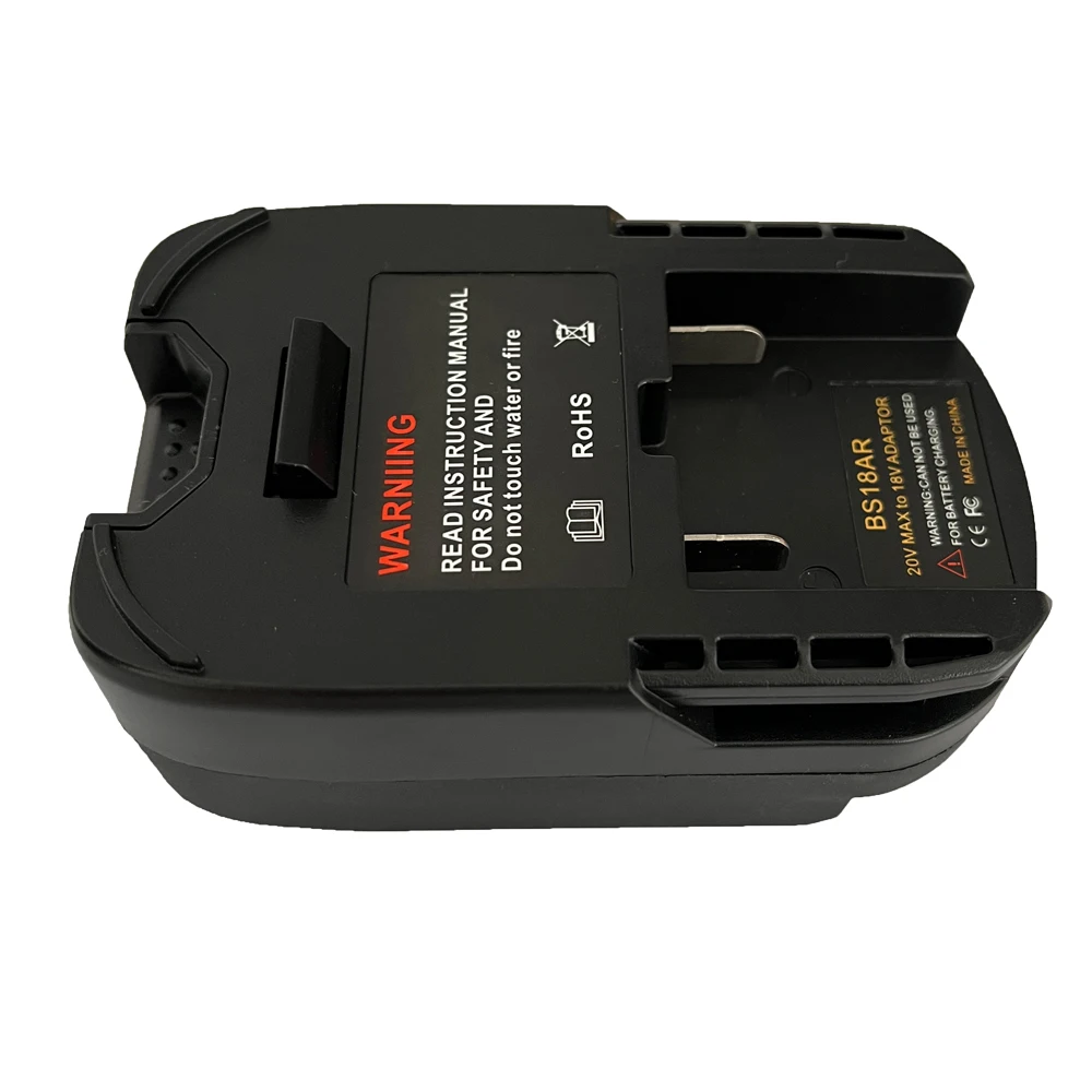 แปลงอะแดปเตอร์แบตเตอรี่สําหรับ Bosch 18V Li-Ion แบตเตอรี่แปลงสําหรับ RIDGID สําหรับ AEG 18V Li-Ion แบตเตอรี่เครื่องมือเจาะ BS18AR