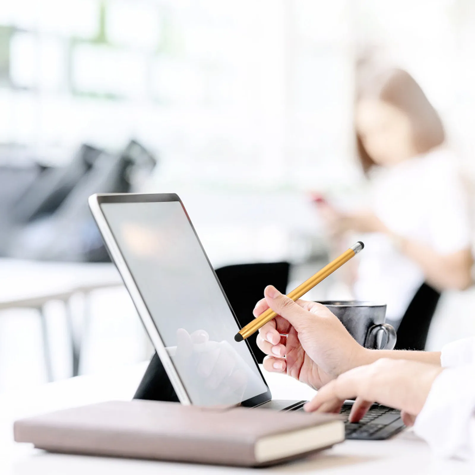 

Универсальный емкостный стилус для сенсорных экранов планшетов и мобильных телефонов, точный стилус-карандаш из алюминиевого сплава для рисования и письма