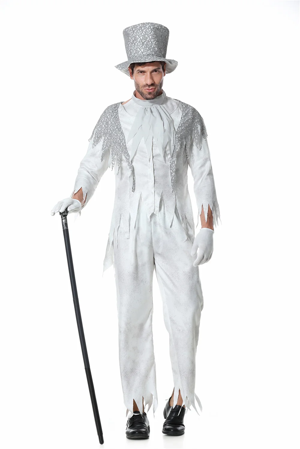 Costume Cosplay de Zombie Fantôme pour Couple Mariée et Marié, Tenue Horrible de Vampire, Déguisement de ixMasTim ade, pour Halloween, pour Homme et Femme