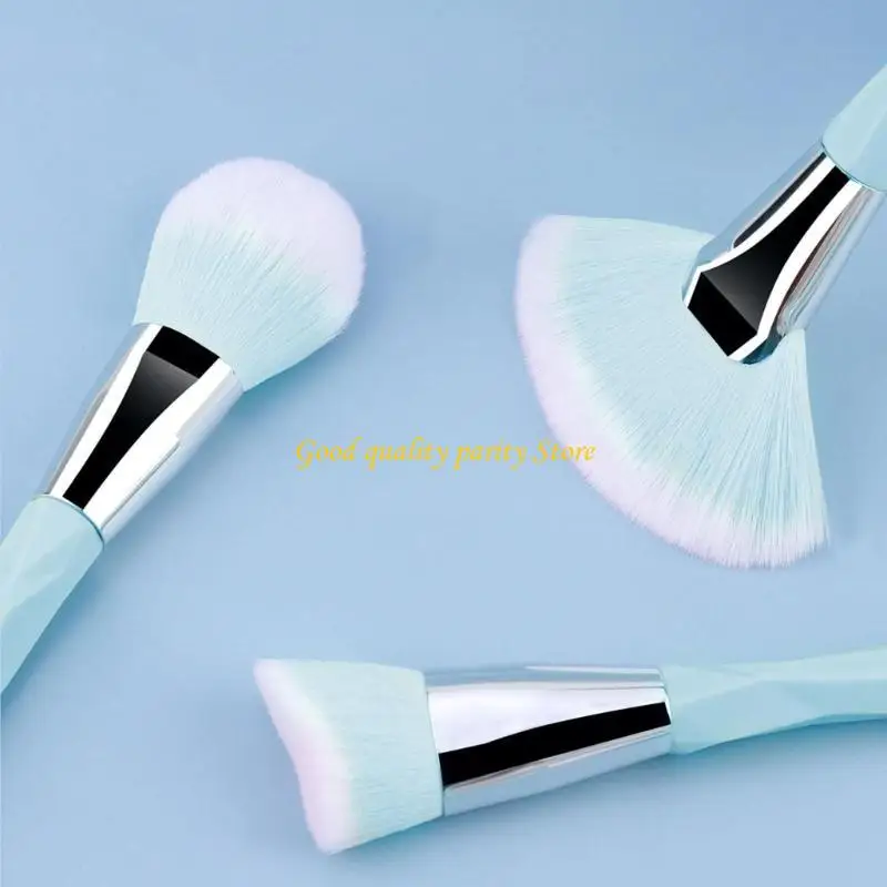 M4ya 1 set maquillage pinceau pliant bol lavage brosse cosmétique poudre bouffée pour