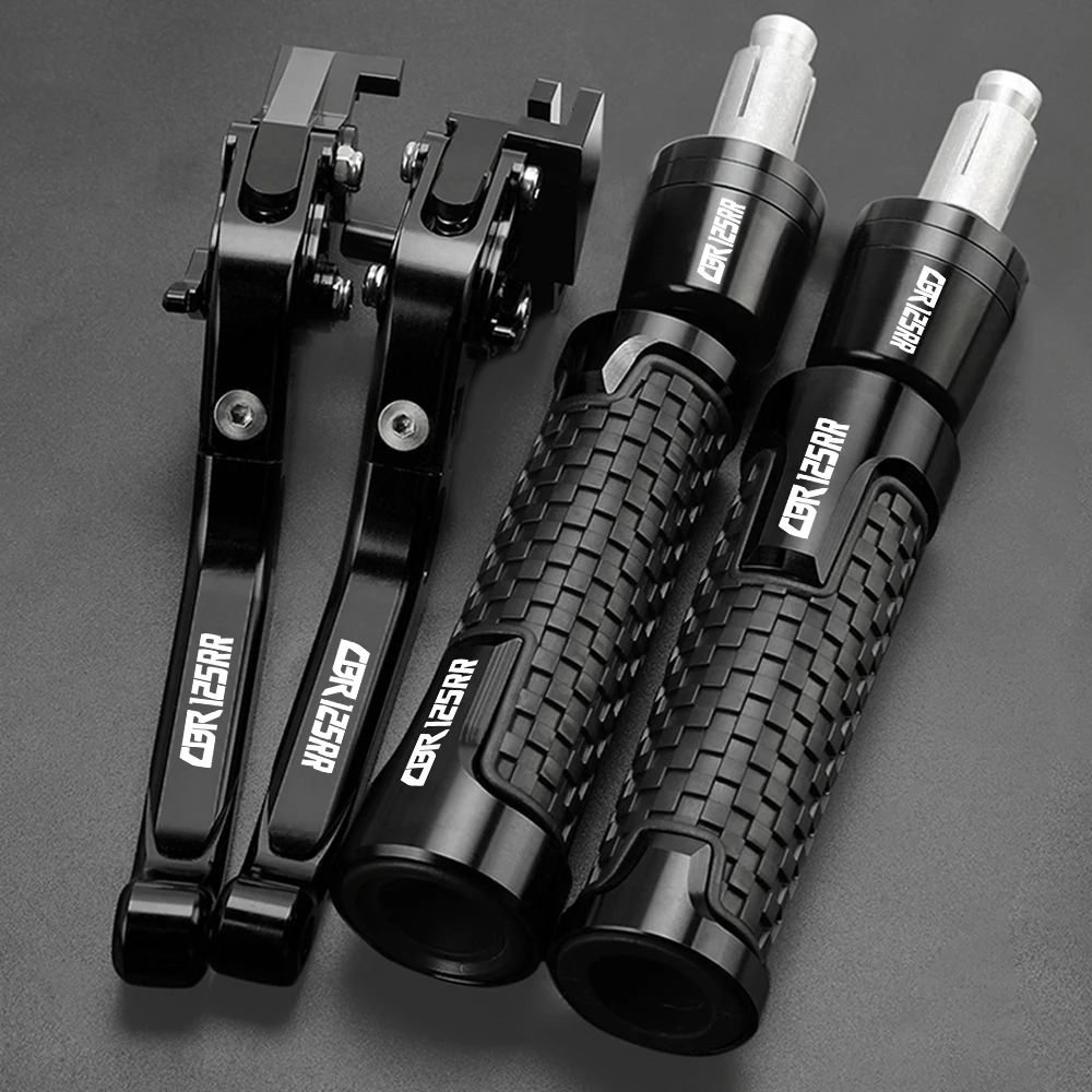 CBR 125 RR Motorcycle Accessories Adjustable Brake Clutch Lever Handle Hand Grips Ends For HONDA CBR125RR 150R 2004-2010 2009