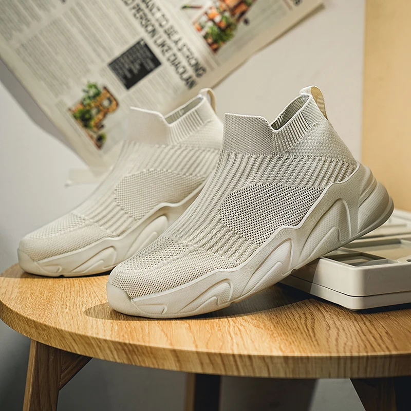 

Мужская прогулочная обувь, летние сетчатые легкие удобные высокие кроссовки для занятий спортом на открытом воздухе, модные кроссовки 2025 года, спортивная обувь для бега для мужчин