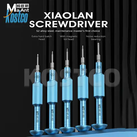 MaAnt MY-905 Precision Screwdriver Set S2 with Magnetic Bit for IPhone Android Phone Repair Internal Screws Disassembly Tool