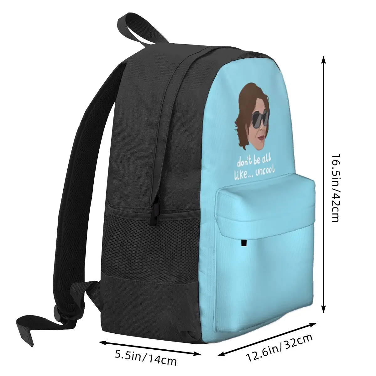Luann Real Housewives Rhony Don't Be All Like Uncool Student Backpack School Bag Hiking Travel Daypack Bookbag Shoulder Bags