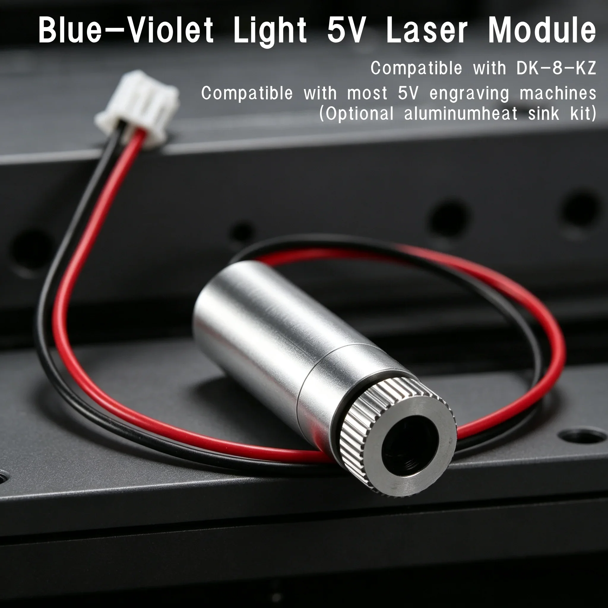 5V Adjustable-Focus Laser Engraving Module – Compatible with NEJE DK-8-KZ Laser Engraver