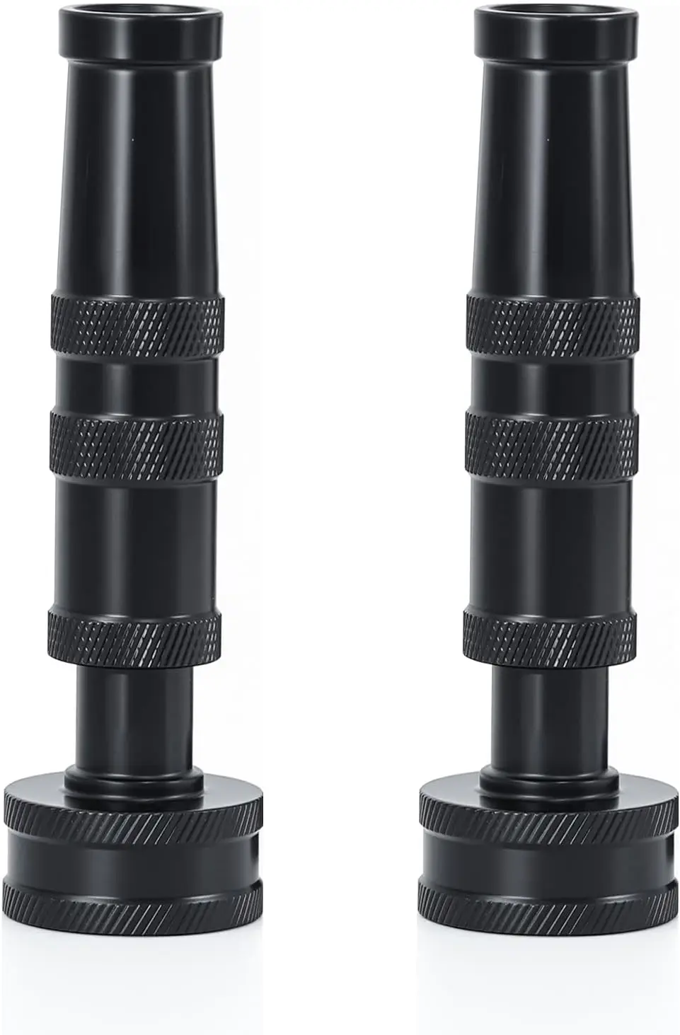 

Набор из 2-х штук. Регулируемая вращающаяся насадка для шланга, высокопрочная насадка высокого давления, 3 режима распыления, для полива сада и мойки автомобилей.