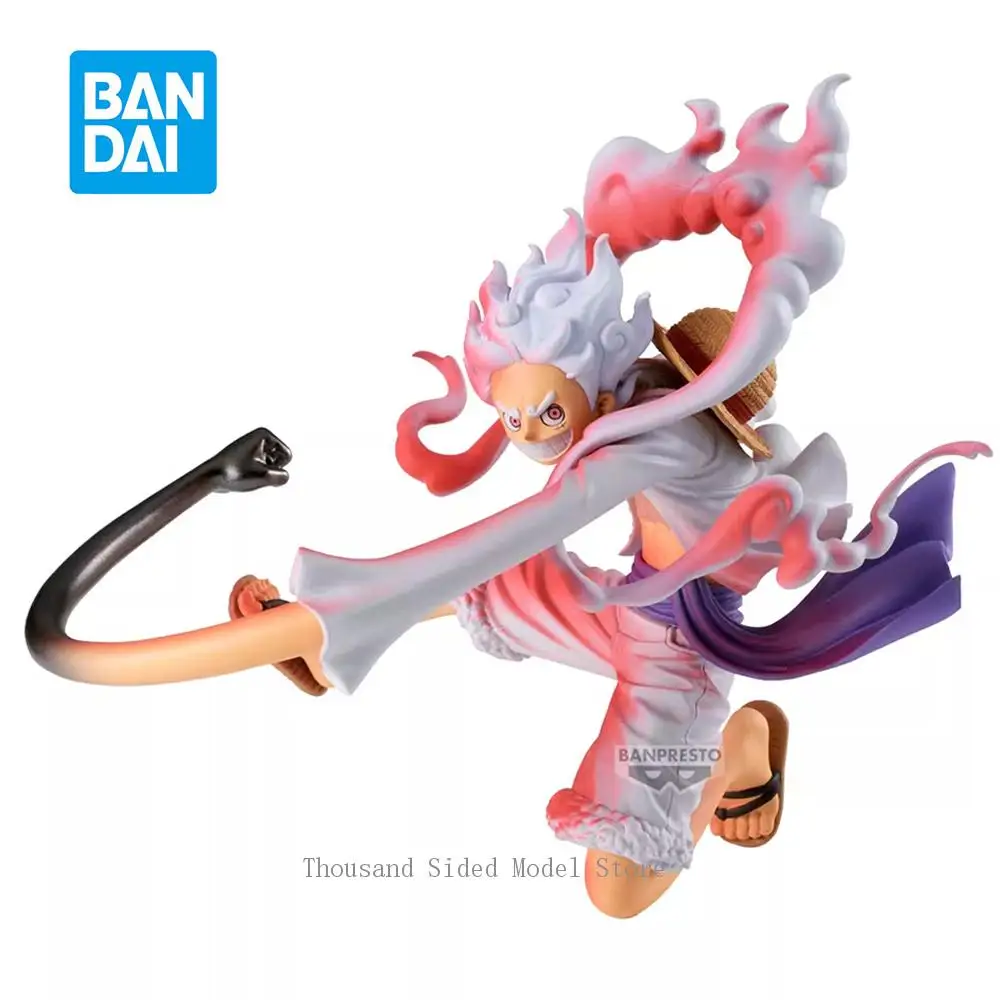 

Оригинальный Banpresto BRC One Piece Monkey D. Luffy Gear 5, специальная версия. Коллекция боевых пластинок, аниме-фигурка, модель игрушки из ПВХ, 13 см